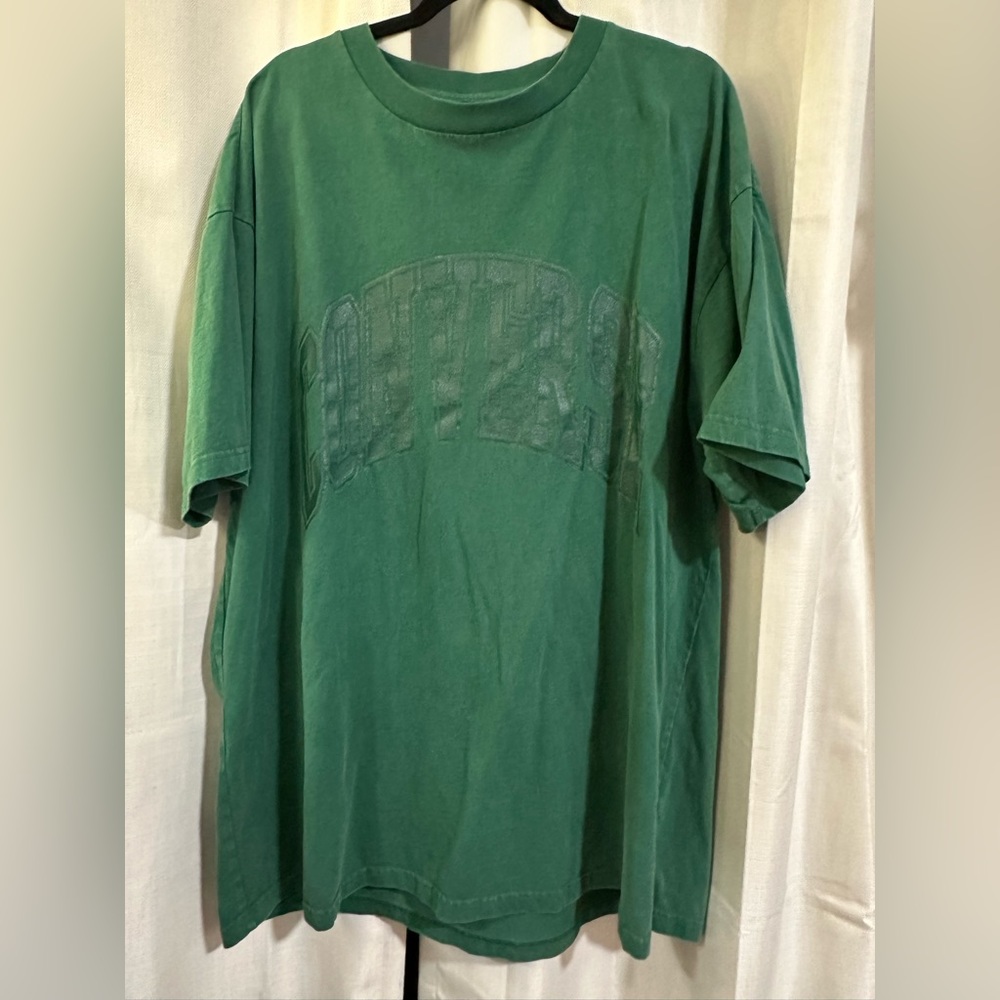Green converse vintage looking tee